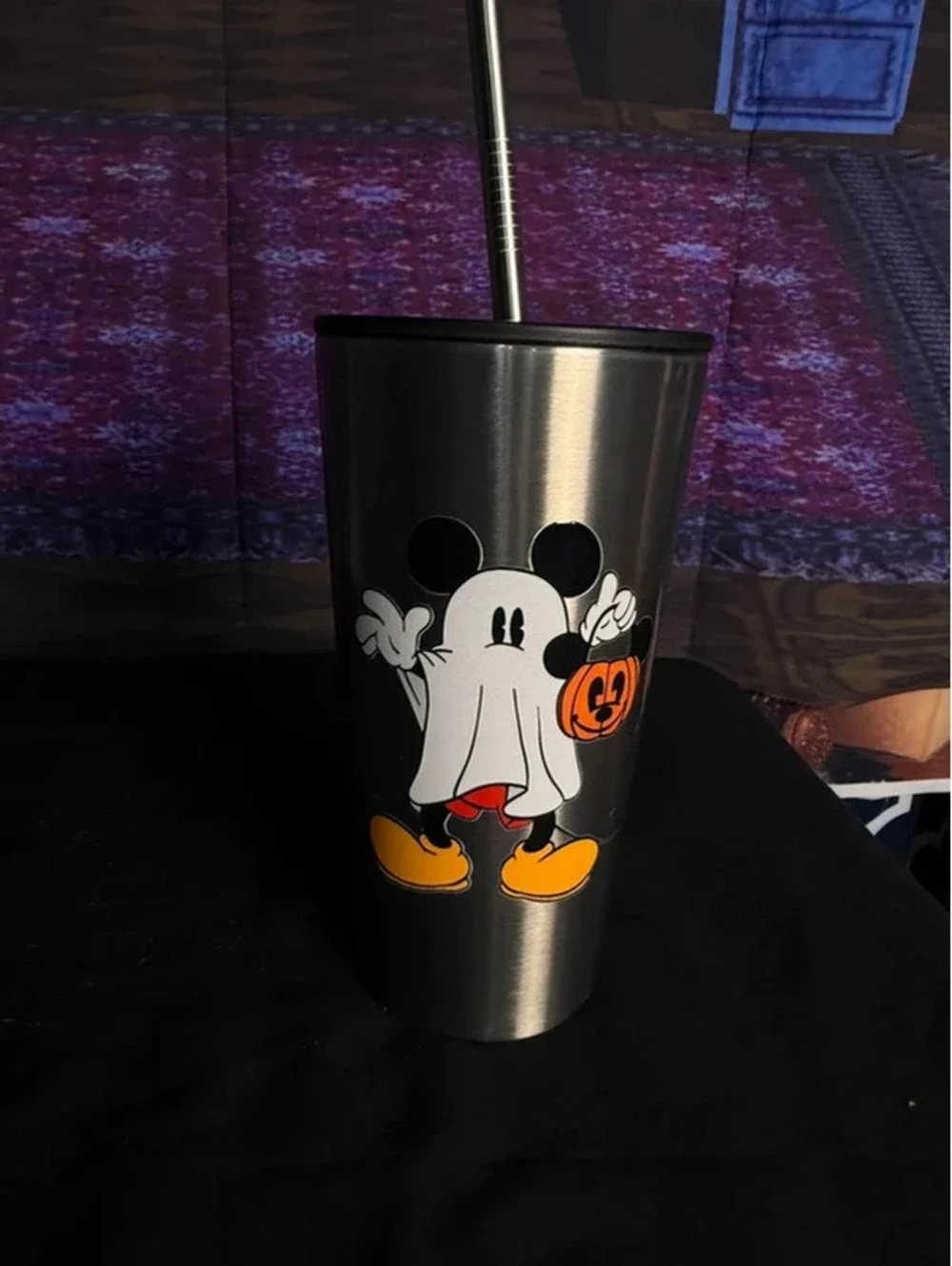 Mickey Mouse Ghost Halloween Stainless Steel Tumbler
